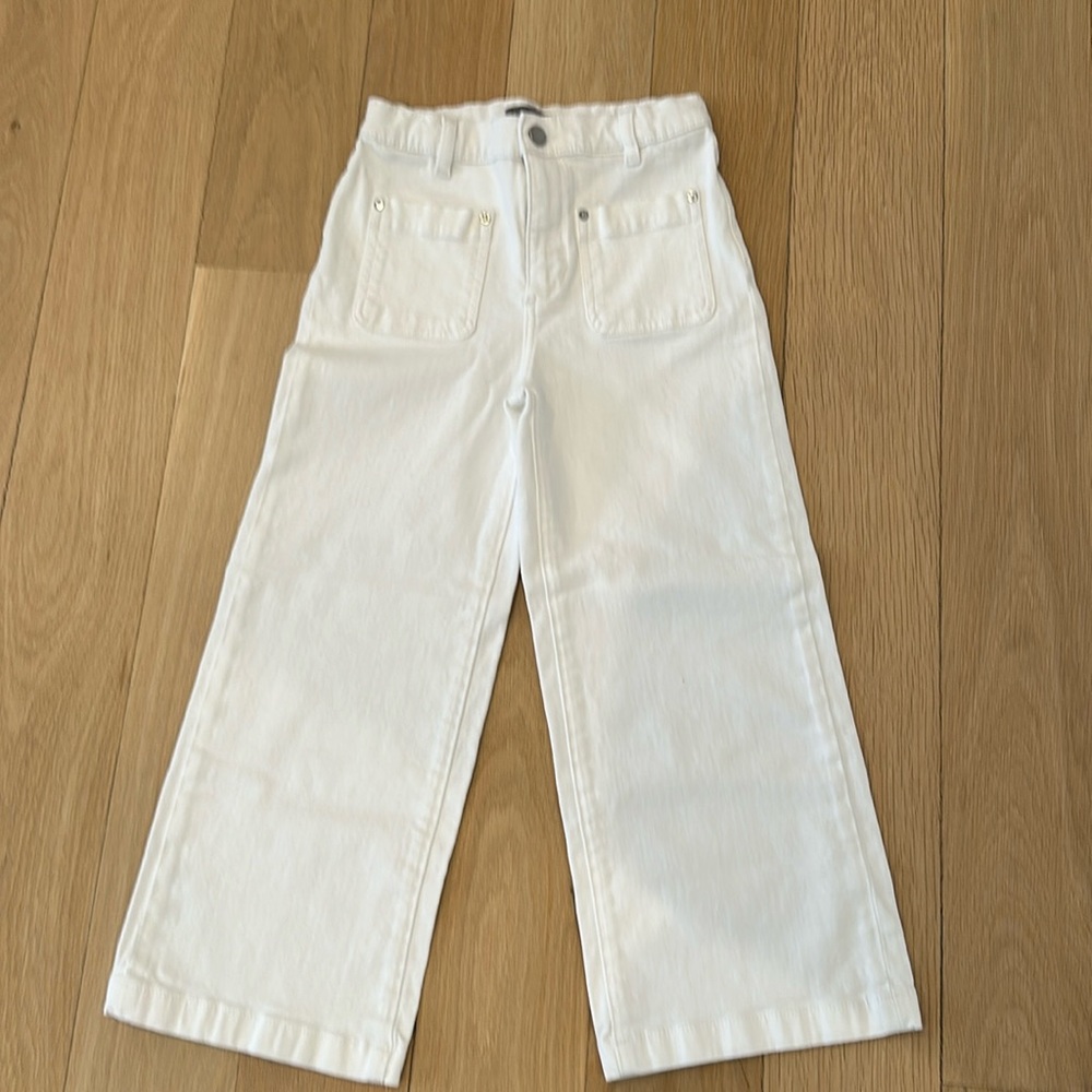 DL 1961 white jeans - Girl's Lily Wide-Leg - excellent condition